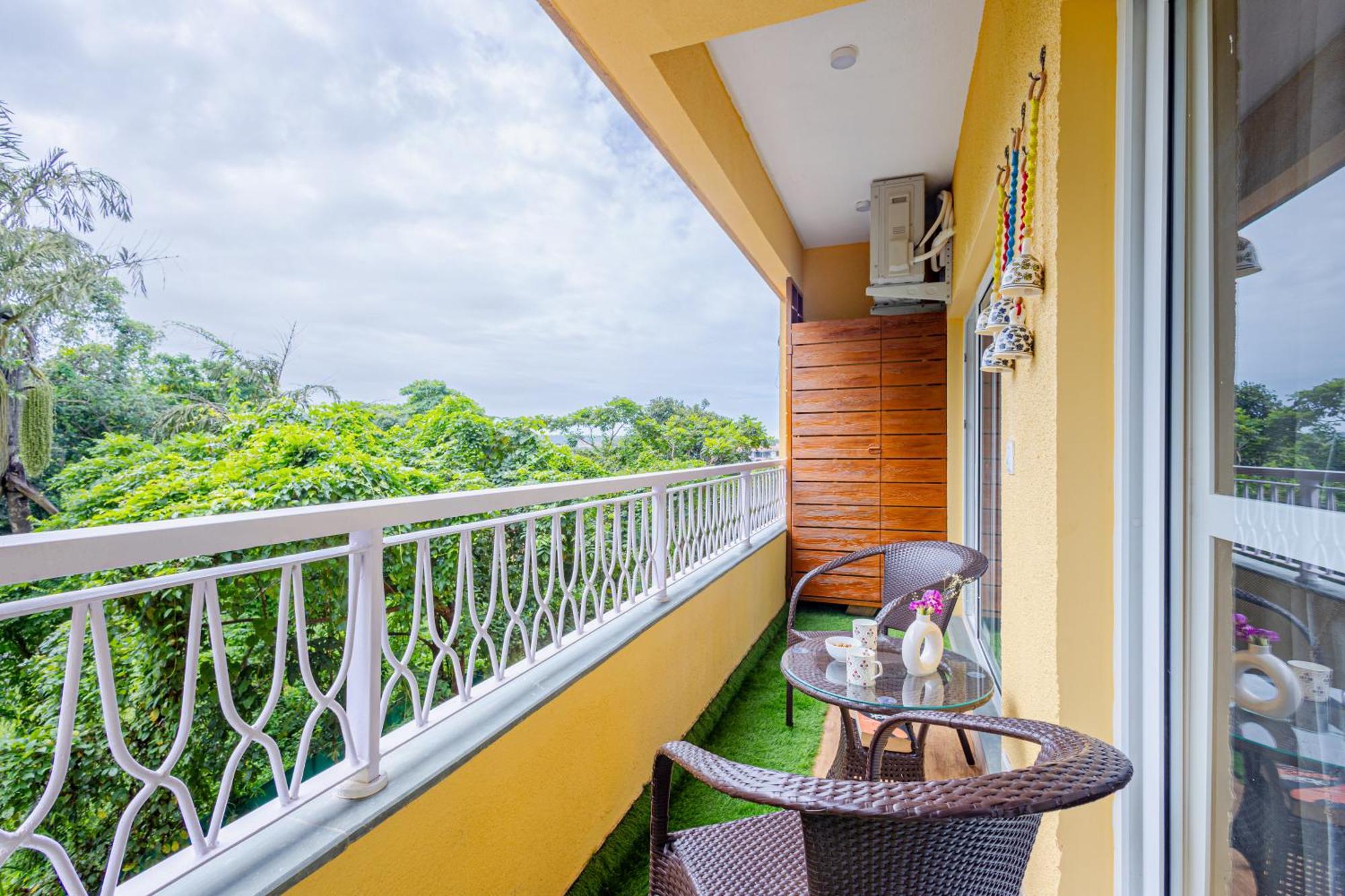 Alaya Stays 1 Bhk With Balcony & Pool - Veera Marina Candolim Exterior foto