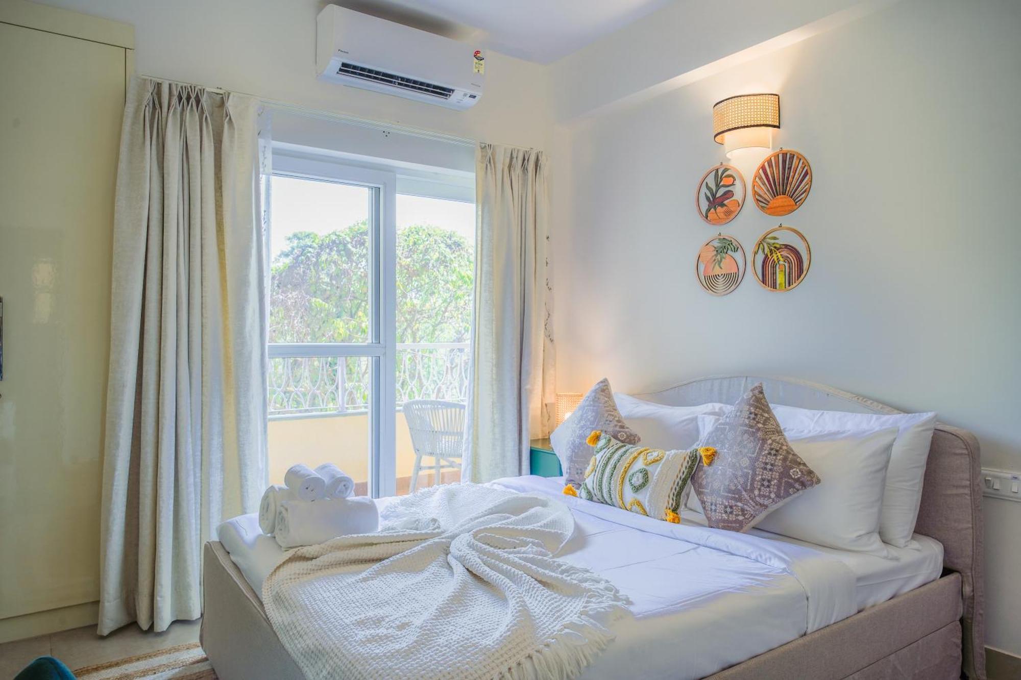 Alaya Stays 1 Bhk With Balcony & Pool - Veera Marina Candolim Exterior foto